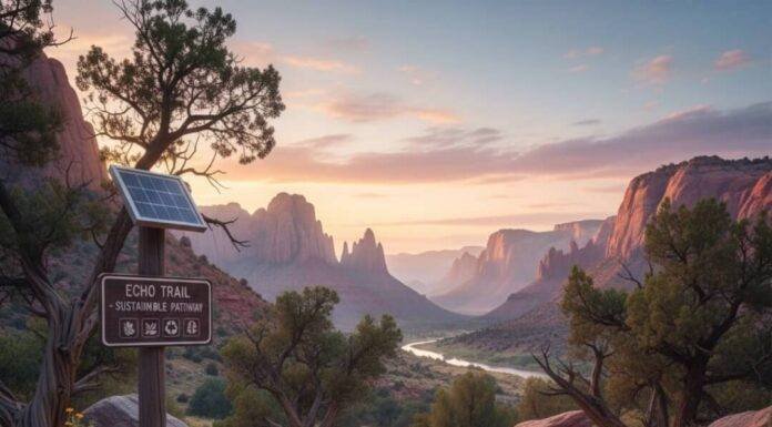 The Most Beautiful National Parks for Eco Travelers Eco-friendly hiker's view of national park.