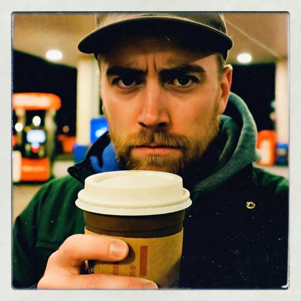 Me screwing up sustainable trip packing with a lame plastic cup moment