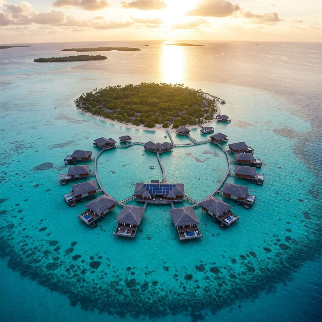 The Brando Atoll Aerial