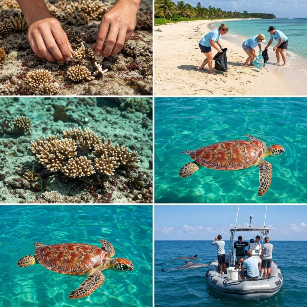 Ocean Conservation Collage