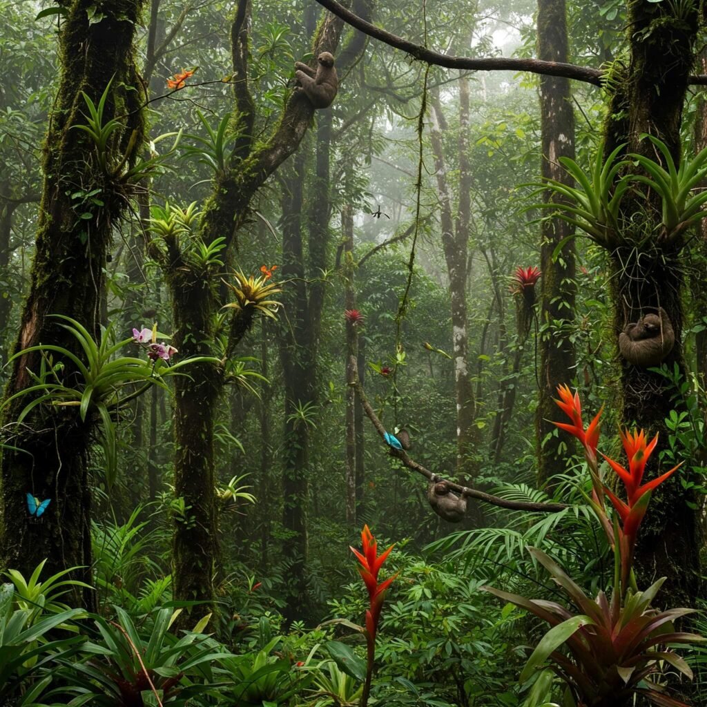 Lush Costa Rican Rainforest