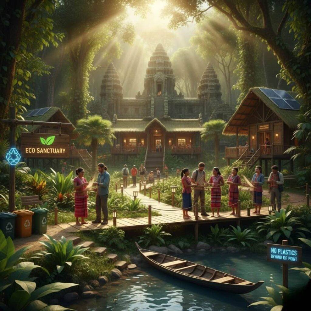 Cultural eco-tour destination: sustainable elements, cultural interactions