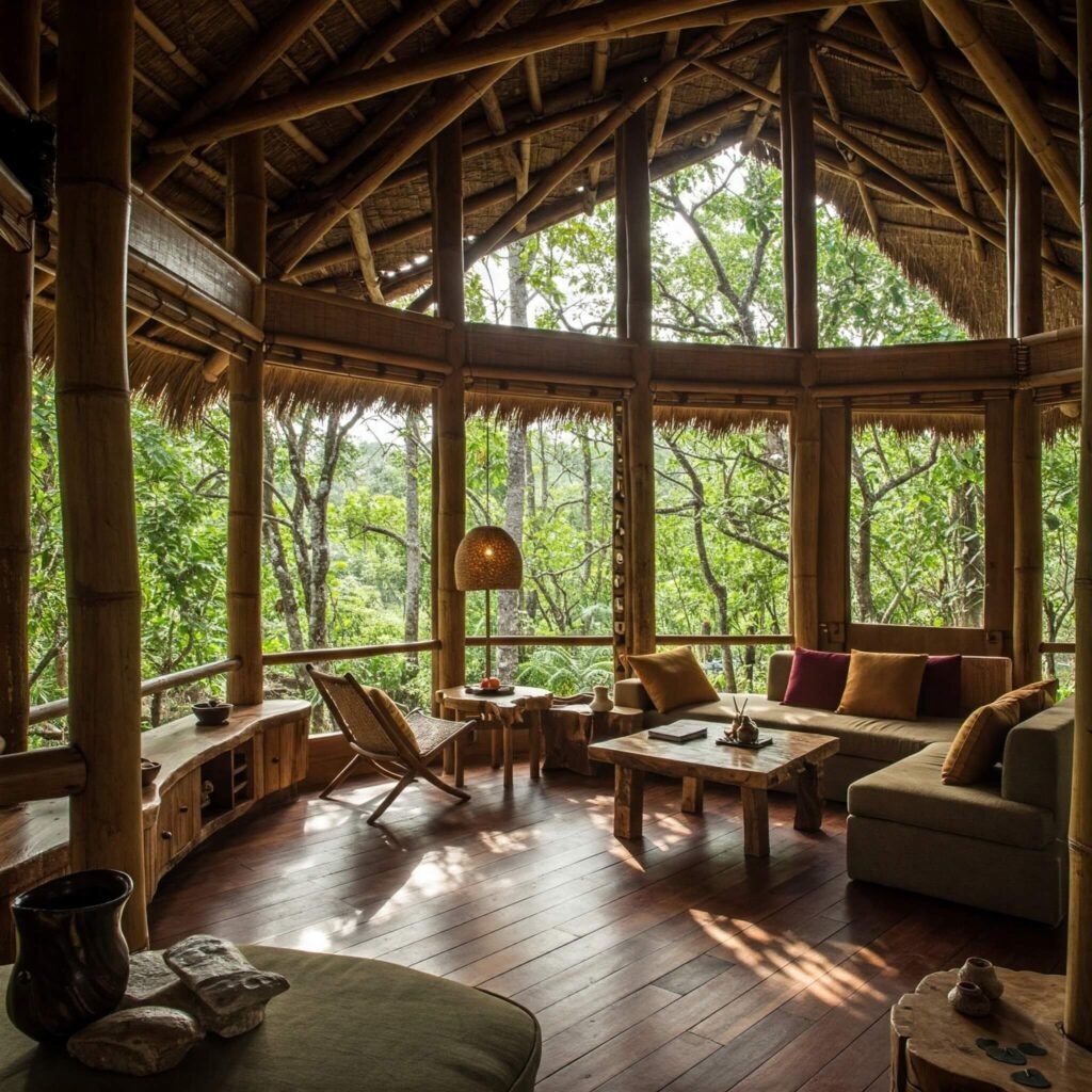 Sustainable Eco-Lodge Interior