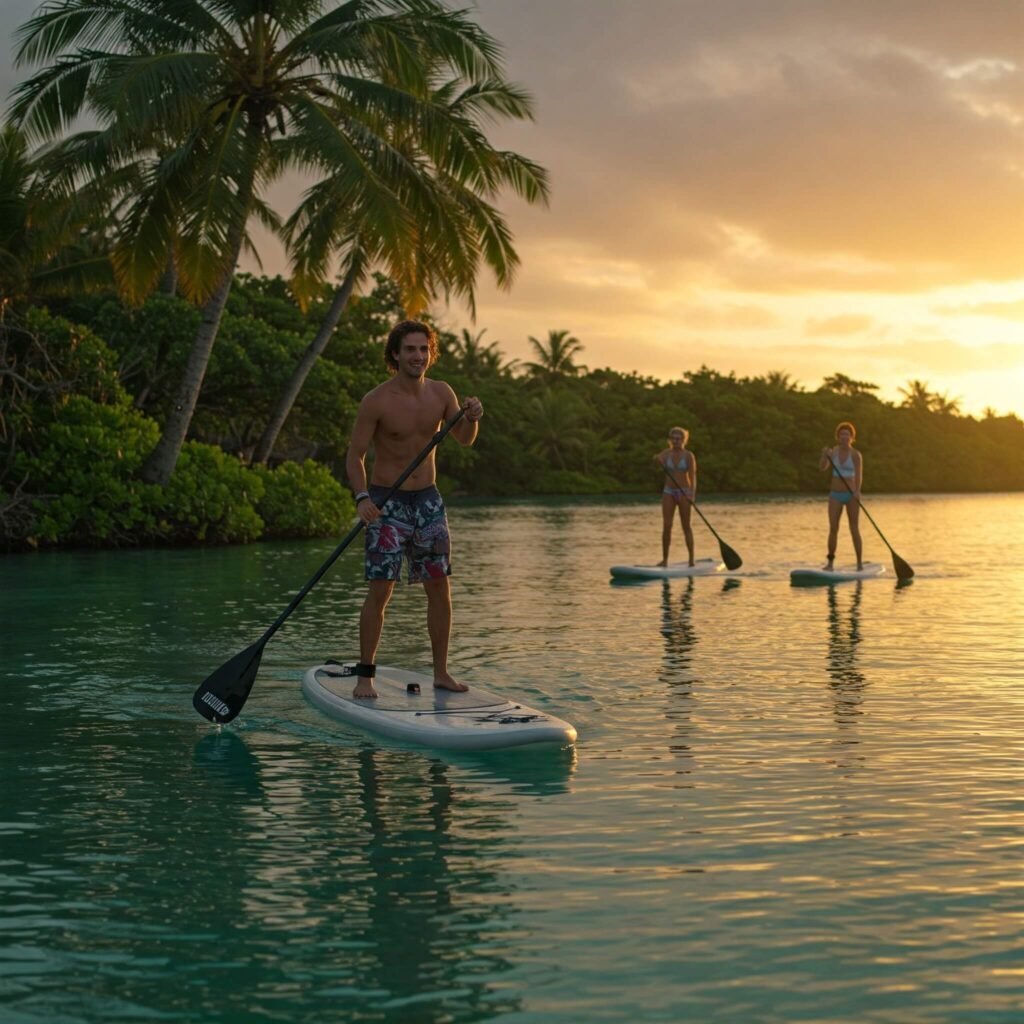 Eco-Resort Paddleboarding Lagoon