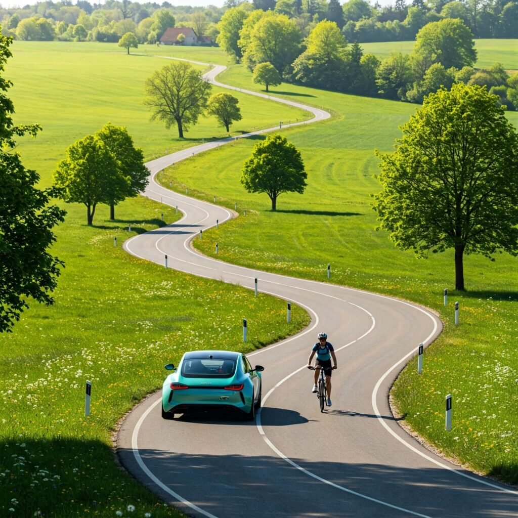 Scenic Green Road Trip