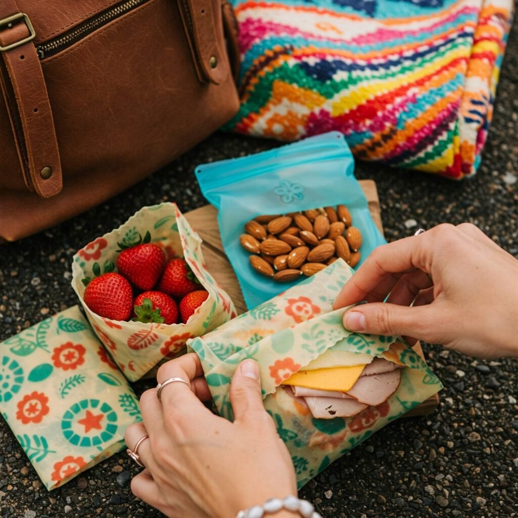 Reusable Food Wraps Packing