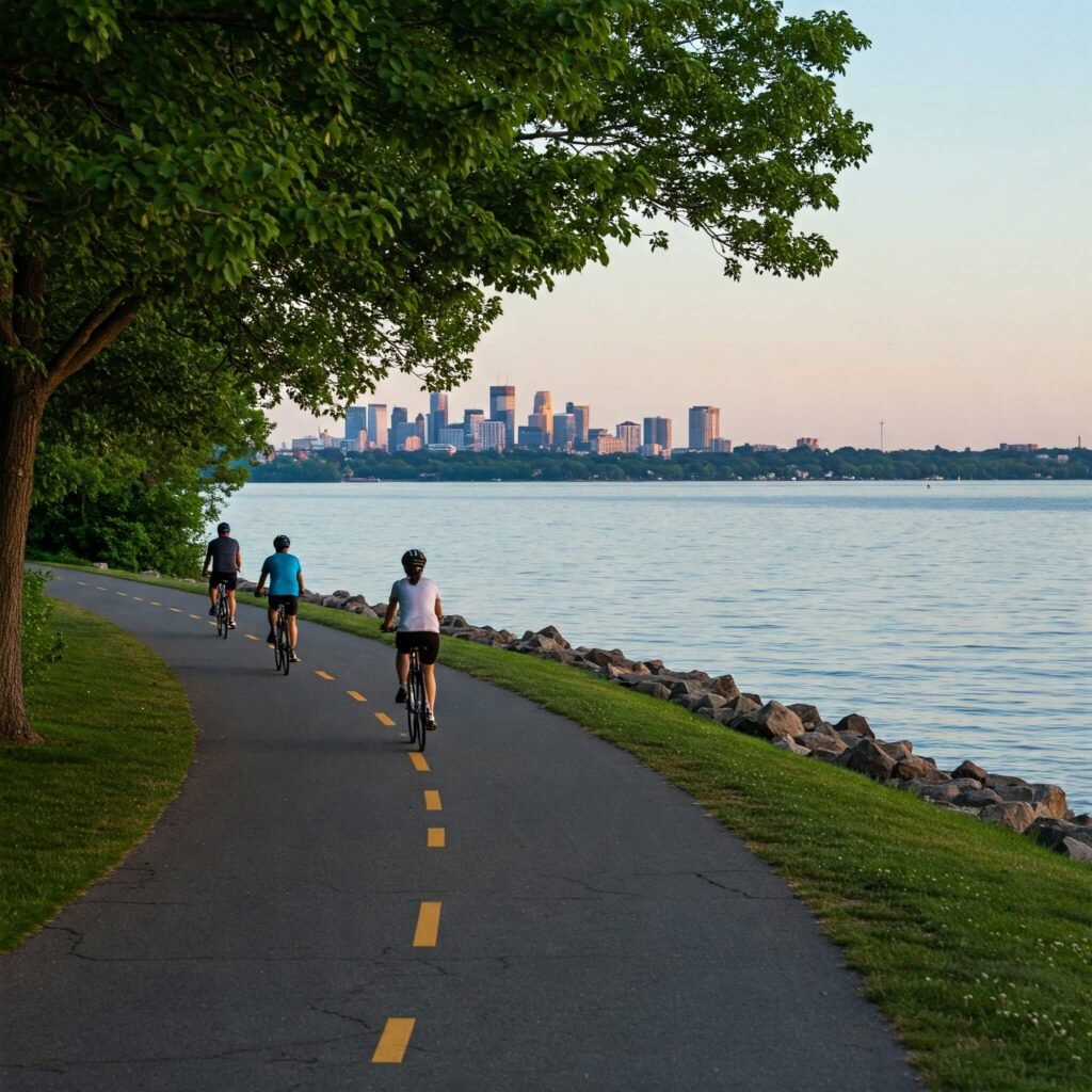 Minneapolis Lake Cycling