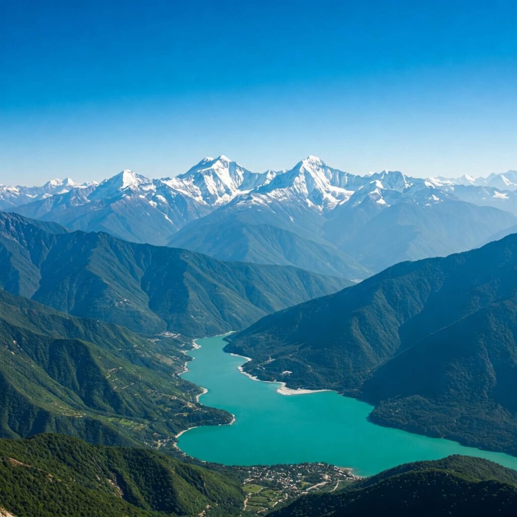 Pristine Natural Landscape View