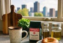 Packing for the Planet: What I Bring on Every Sustainable Trip My sloppy sustainable trip packing setup on a Seattle counter, total chaos