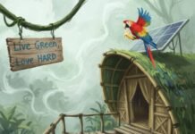 How to Find and Book the Perfect Eco Resort for Your Vacation Impressionistic painting of a jungle eco-lodge.