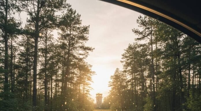 How to Offset Your Travel Emissions (Without the Guilt Trip) Nature reclaims runway from car window.