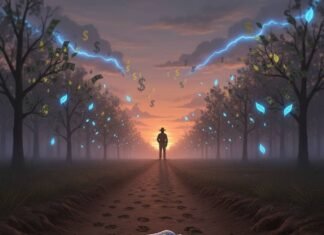 Wildlife Conservation Trips That Are Worth Every Penny Ranger's silhouette at dusk with dollar-leaf trees.