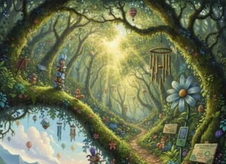 Sustainable Hiking Trails in the U.S. You’ll Fall in Love With Whimsical forest trail, off-kilter eco-adventure, optimistic vibes.