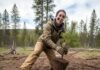 Volunteer Vacations: Travel While Giving Back to Nature Volunteer planting sapling in mud, looking surprised.