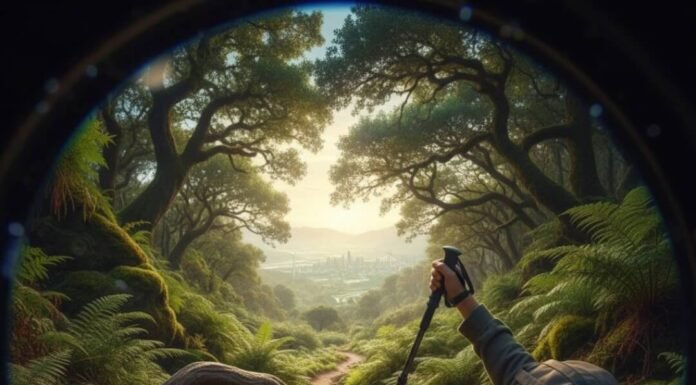 The Ultimate Guide to Green Travel in 2025 Hiker's low-angle view of a green trail.