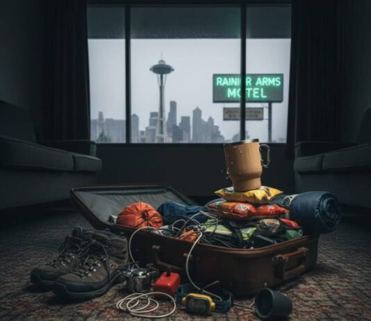15 Must-Have Eco-Friendly Travel Essentials for 2025 Gear explosion in a Seattle motel.