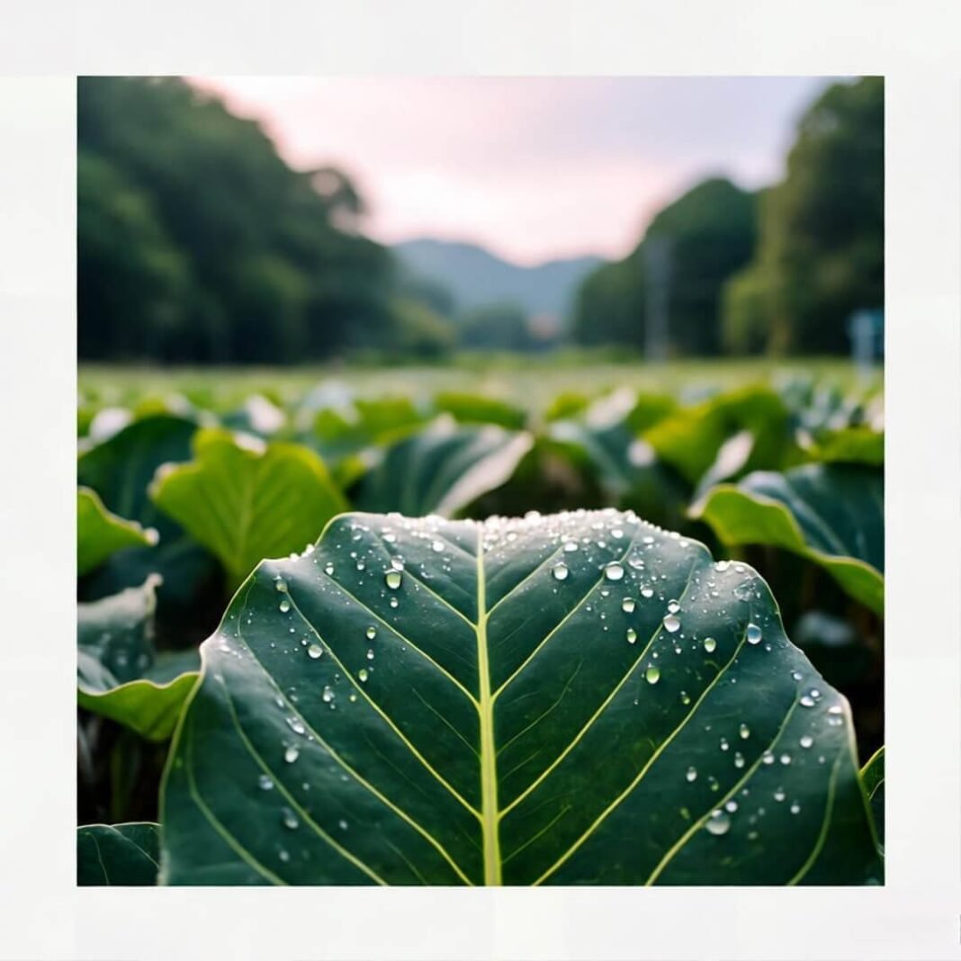 My foggy view on an ecotourism trail, blending nature's glow with human tweaks.