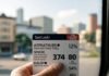 Sustainable Travel Savings: How One Simple Hack Saved Me $300 Bus ticket view, sustainable travel hack savings.