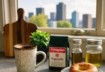 Packing for the Planet: What I Bring on Every Sustainable Trip My sloppy sustainable trip packing setup on a Seattle counter, total chaos